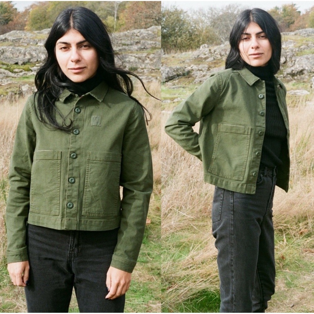Topo Designs Olive Green Dirt Jacket - Picture 2 of 9